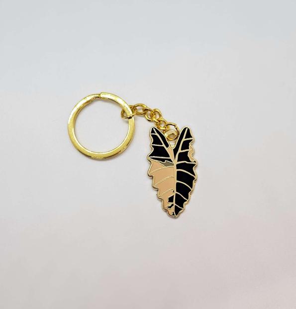 Alocasia Polly Keychain