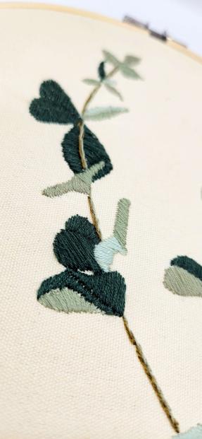 Verdant Tapestry Embroidery Wall Hanging